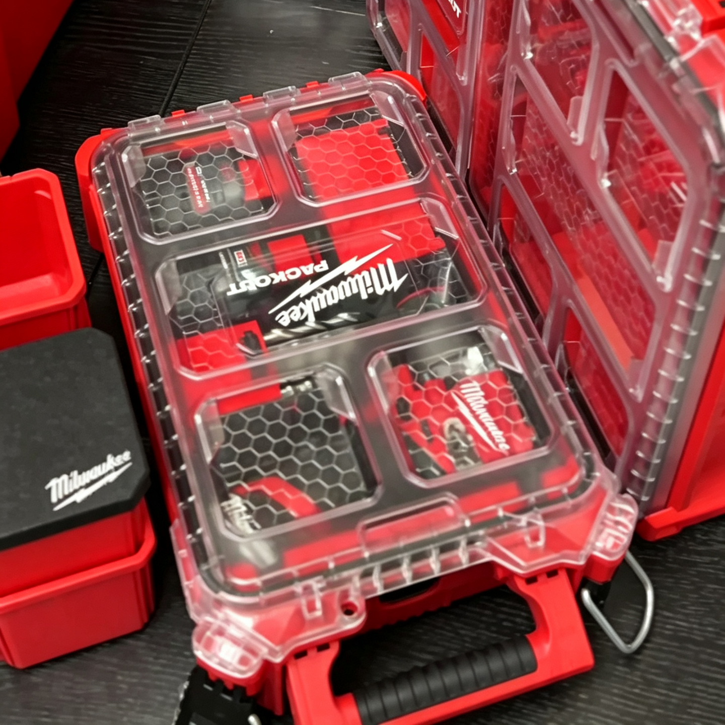 3D Printed Insert for Milwaukee Packout 8435 — M12 3404(FPD2) Drill Organizer