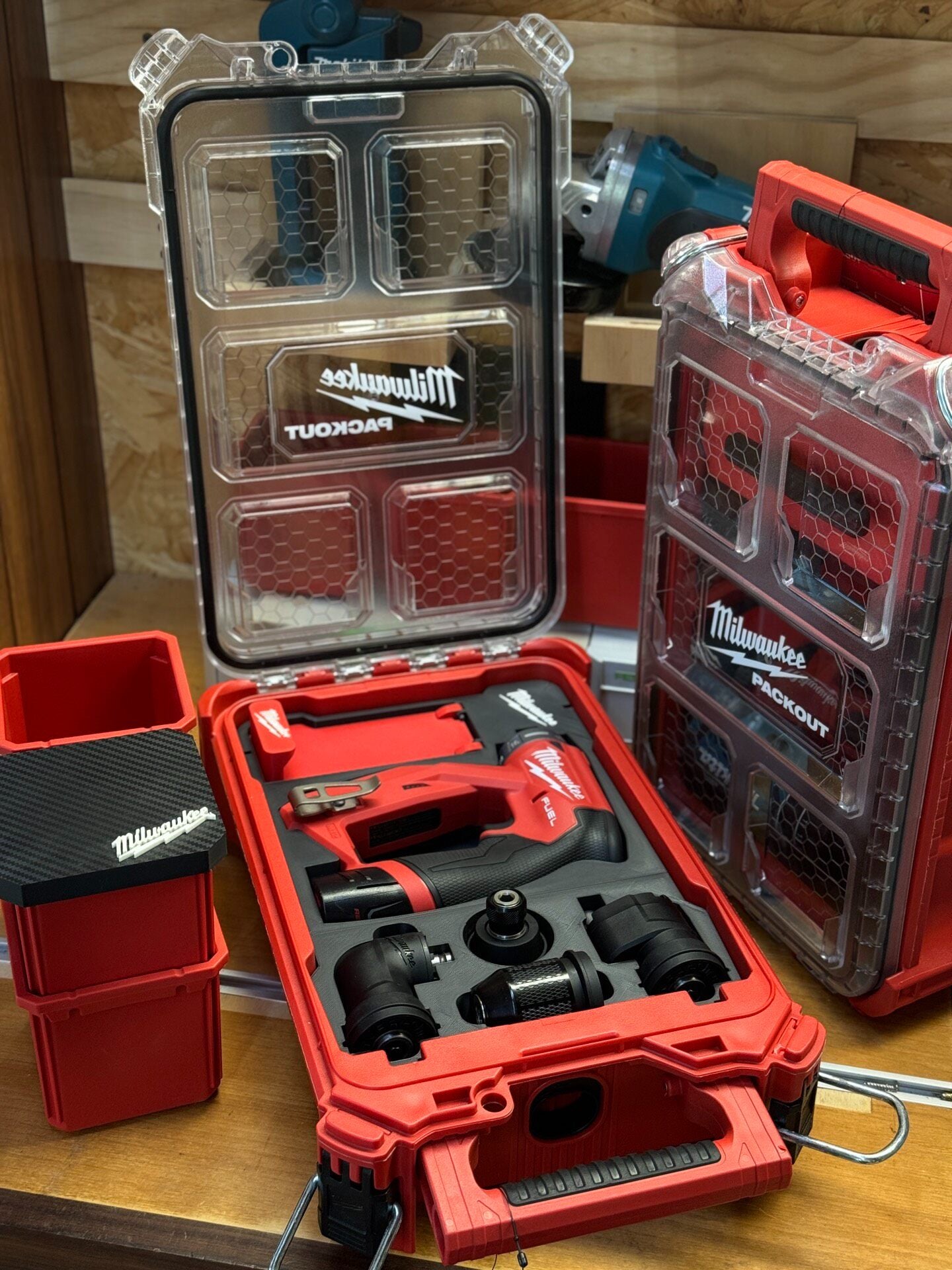 3D Printed Insert for Milwaukee Packout 8435 — M12 2505（FDDXKIT） Installation Drill Organizer