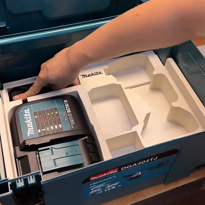 3D Printed Double-Layer Insert for Makita MAKPAC Type 3 — DTD173 Impact Driver & DHP486 Hammer Drill Dual Tool Organizer, Battery & Charger, PETG