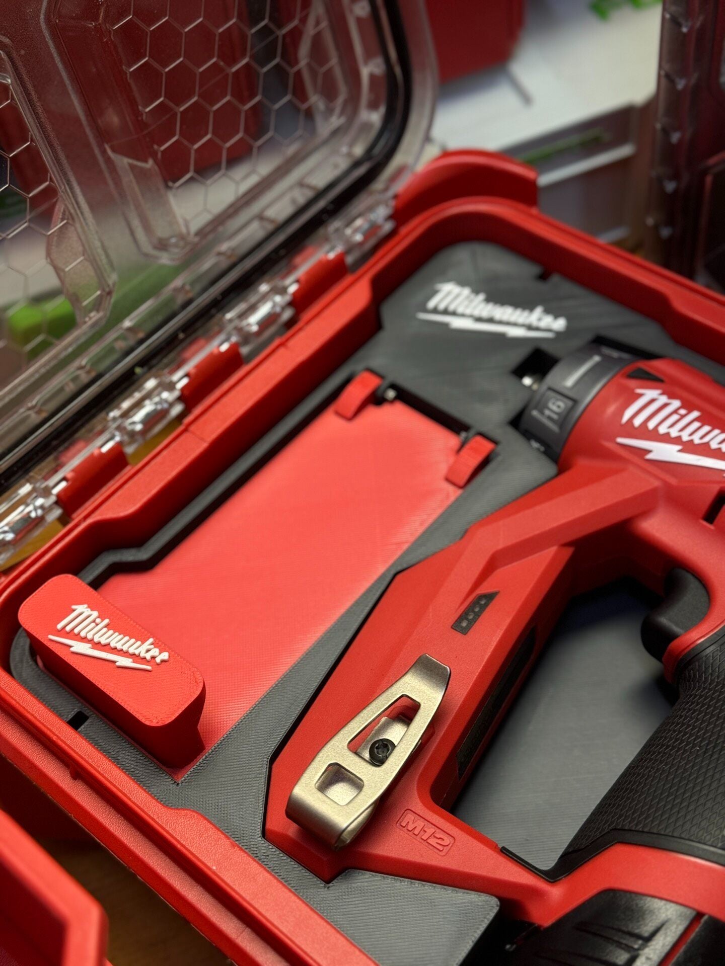 3D Printed Insert for Milwaukee Packout 8435 — M12 2505（FDDXKIT） Installation Drill Organizer
