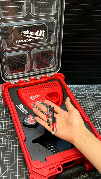 3D Printed Insert for Milwaukee Packout 8435 — M12 BLIDRC Right Angle Drill Organizer