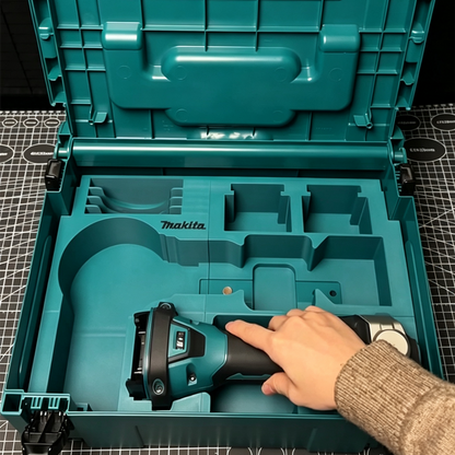 3D Printed Insert for Makita MAKPAC Type 2 — GA404 Angle Grinder & DTM52 Multi-Tool Dual Organizer, Battery & Disc Storage, PETG