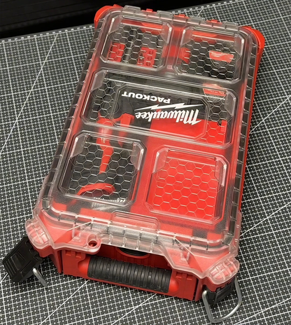 3D Printed Insert for Milwaukee Packout 8435 — M12 2488 Soldering Iron Organizer, Flip-Tip Storage & Battery Slot, PETG