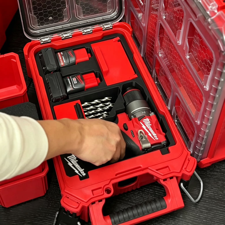 3D Printed Insert for Milwaukee Packout 8435 — M12 3404（FPD2） Drill Organizer