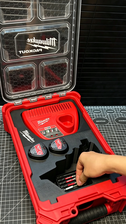 3D Printed Insert for Milwaukee Packout 8435 — M12 BLIDRC Right Angle Drill Organizer