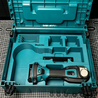 3D Printed Insert for Makita MAKPAC Type 2 — GA404 Angle Grinder & DTM52 Multi-Tool Dual Organizer, Battery & Disc Storage, PETG
