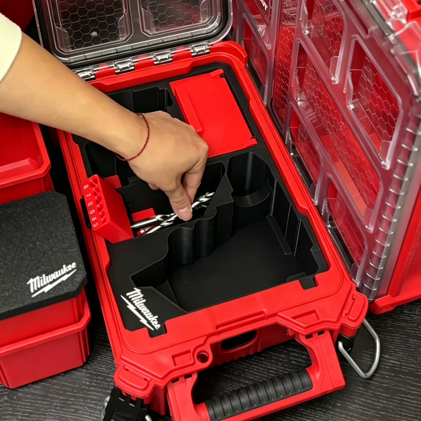 3D Printed Insert for Milwaukee Packout 8435 — M12 3404（FPD2） Drill Organizer