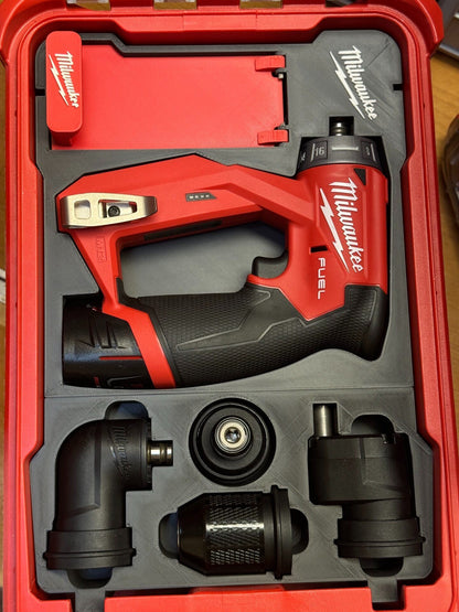 3D Printed Insert for Milwaukee Packout 8435 — M12 2505（FDDXKIT） Installation Drill Organizer