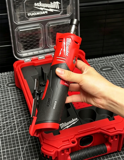 3D Printed Insert for Milwaukee Packout 8435 Toolbox — M12 FDGS Die Grinder Organizer with Magnetic Bit Case, PETG