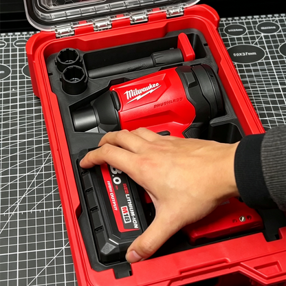 3D Printed Insert for Milwaukee Packout 8435 — M18 BLHSB Blower Organizer, Battery, Nozzles & Extension Tube Storage, PETG