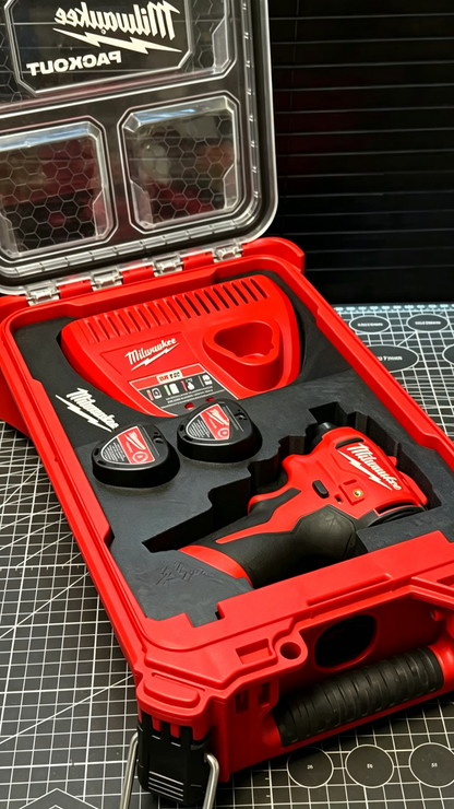 3D Printed Insert for Milwaukee Packout 8435 — M12 BLIDRC Right Angle Drill Organizer