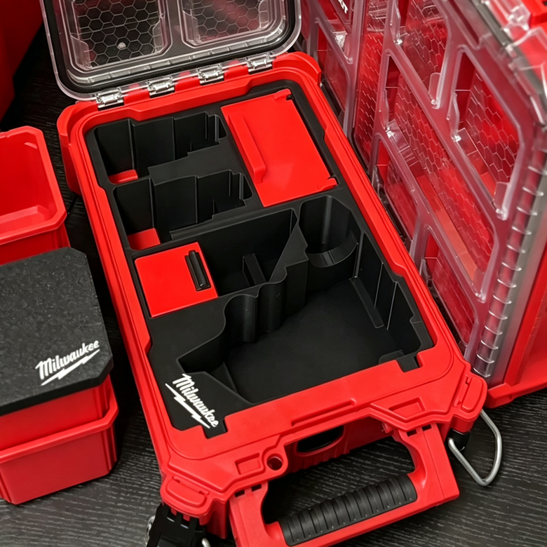 3D Printed Insert for Milwaukee Packout 8435 — M12 3404（FPD2） Drill Organizer