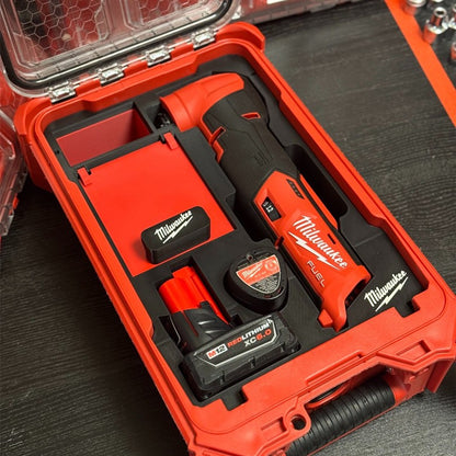 3D Printed Insert for Milwaukee Packout 8435 — M12 FMT FUEL Oscillating Multi-Tool Organizer, Battery & Blade Storage, PETG