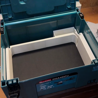 3D Printed Double-Layer Insert for Makita MAKPAC Type 3 — Dual Charger & 10x 18V Battery Storage Organizer, PETG