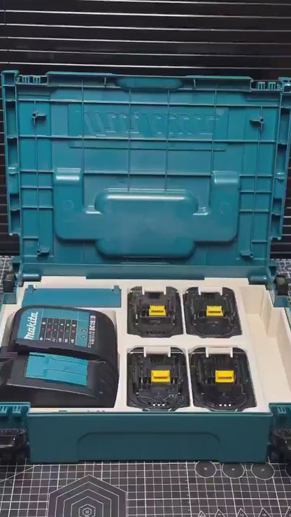 3D Printed Insert for Type 1 Case - Charger & 4 Batteries