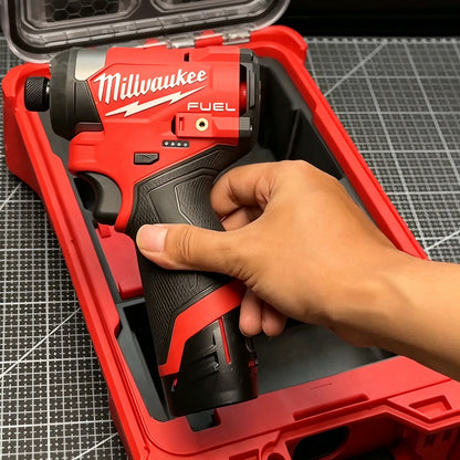 3D Printed Insert for Milwaukee Packout 8435 — M12 3453（FID2） Impact Driver Organizer, Battery & Charger Storage, PETG